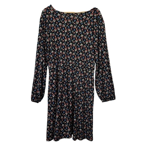 Boden Dress Womens US 16-18R Black Willow Jersey Dress European Classic Preppy - Picture 2 of 15